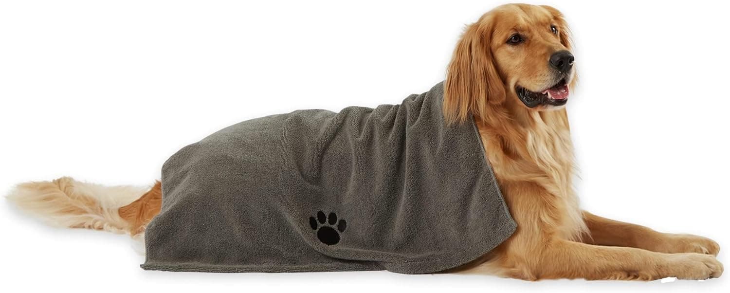Bone Dry Quick-Dry Microfiber Dog Towel